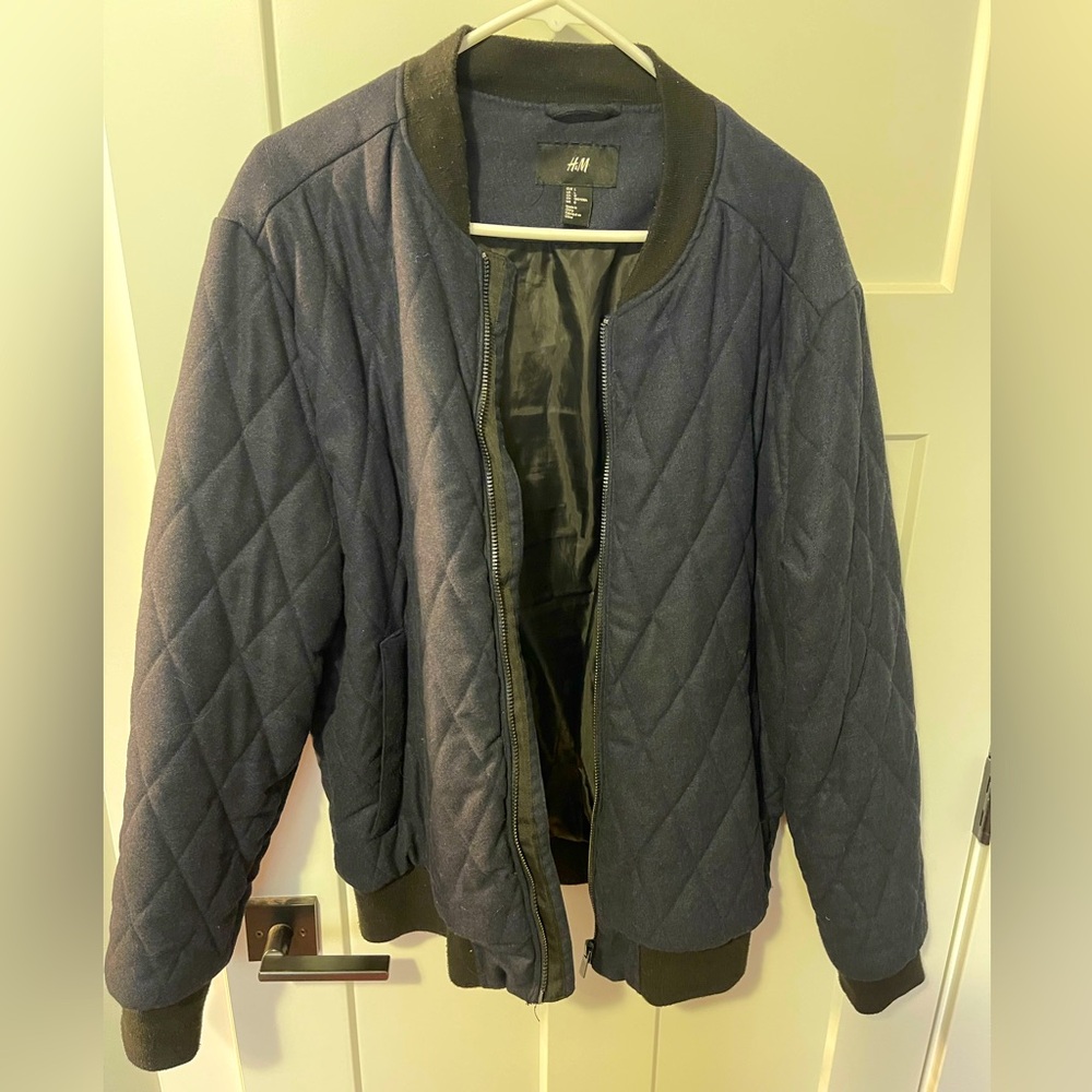 H&M Quilted Bomber Jacket